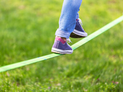 Tight rope walking